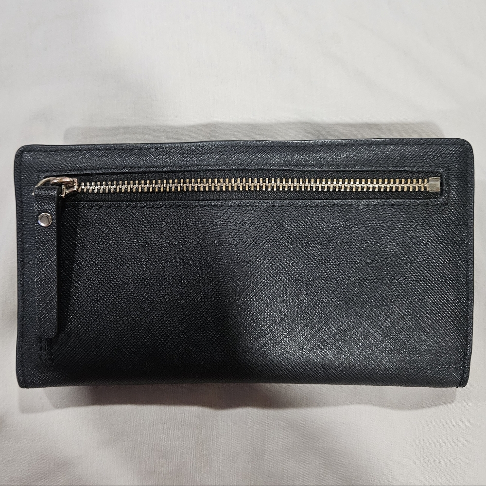 Kate Spade 3 PC SET - Black Dome Satchel, Wallet, & Card Holder - EUC - Picture 13 of 15